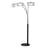 Amarillo 3 Light Arc Floor Lamp - Matte Black