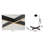 Modern 4-Light Black LED Chandelier With Acrylic Diffusers-29552676