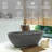 59'' x 29.5'' Freestanding Soaking Solid Surface Bathtub