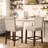 Upholstered Counter Stool With Nailhead Trim Set Of 2-1942007479