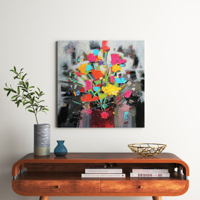 Bouquet Of Colour by Scott Naismith - Wrapped Canvas Painting