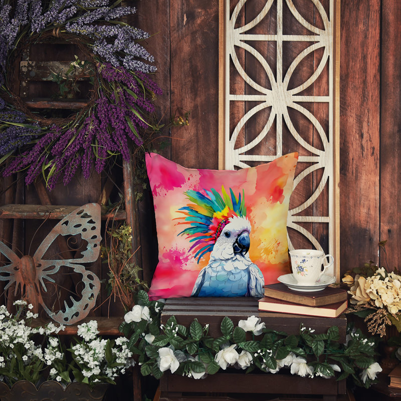 Coussin Hippie, H 14 po x l 14 po