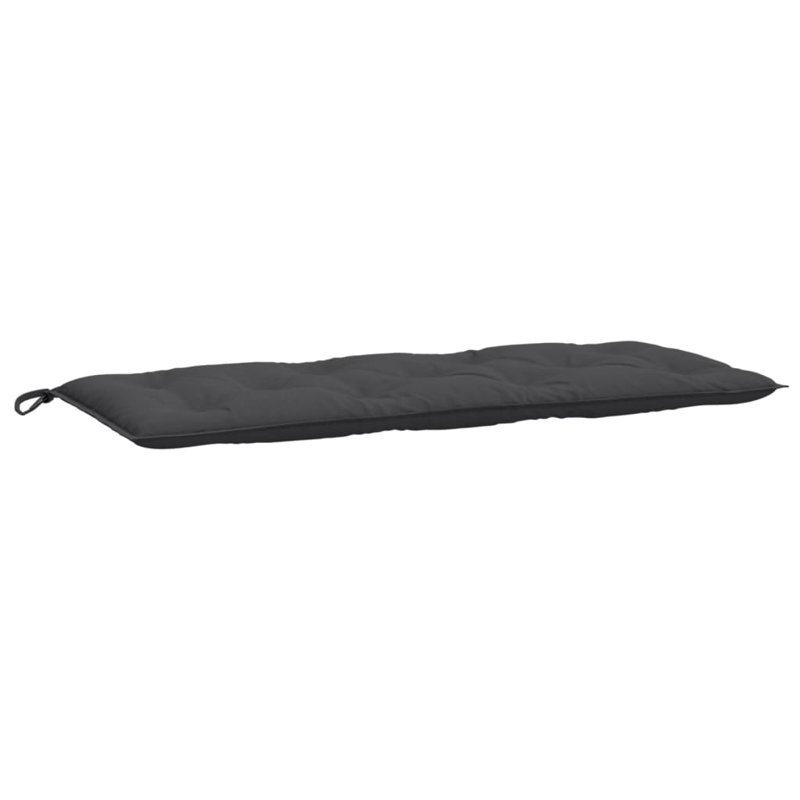 Ebern Designs Garden Bench Cushion 2.8" Fabric, 47.2" W x 19.7" D, Melange Anthracite