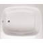 Baignoire encastrée en acrylique 60 po x 48 po Designer Alexis-9227451-88749461
