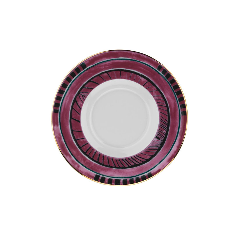 Porcelain Espresso Cup and Saucer