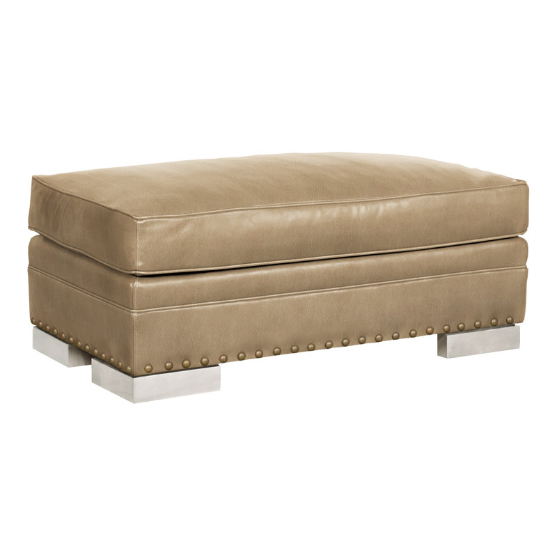 Riverside Ottoman, No, Casa Blanca, Ziggy Dune Genuine Leather