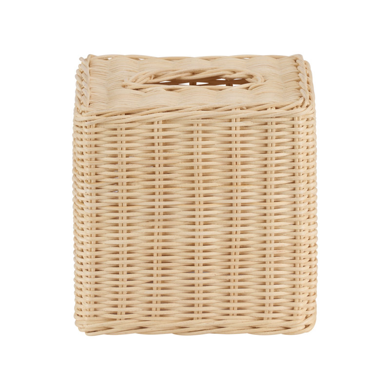 Rattan Tissue Box Cover