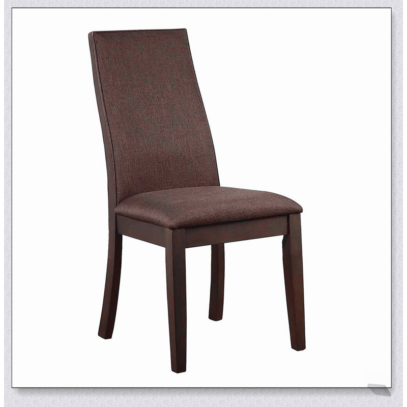 Ensemble de chaises de salle à manger chocolat et espresso, élégant et confortable pour tout espace de salle à manger pour les petits espaces
