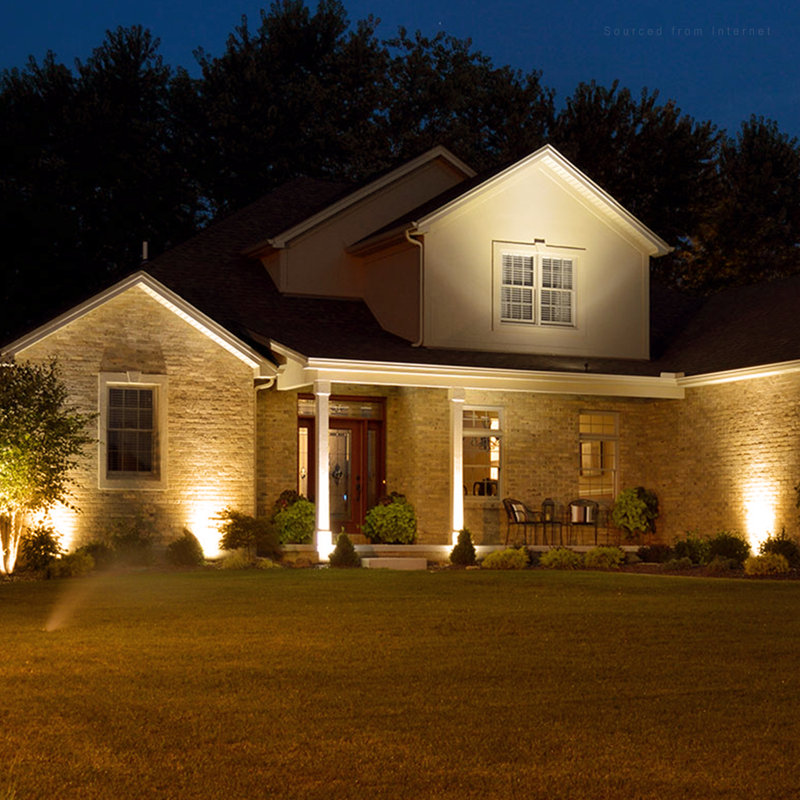 Orateur RGB LED Landscape Wall Wash Lighting, Colour Changing Low Voltage Landscape Lights