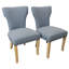 Table de salle à manger 63 po Sullivan avec 3 ensembles de chaises d'appoint bleu denim Jill