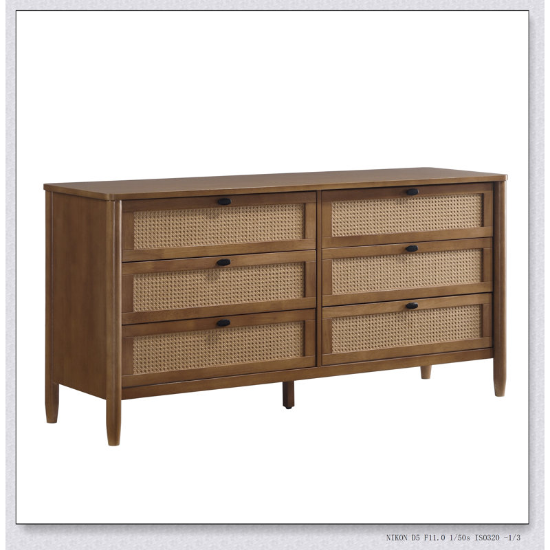 Commode 6 tiroirs Vichy