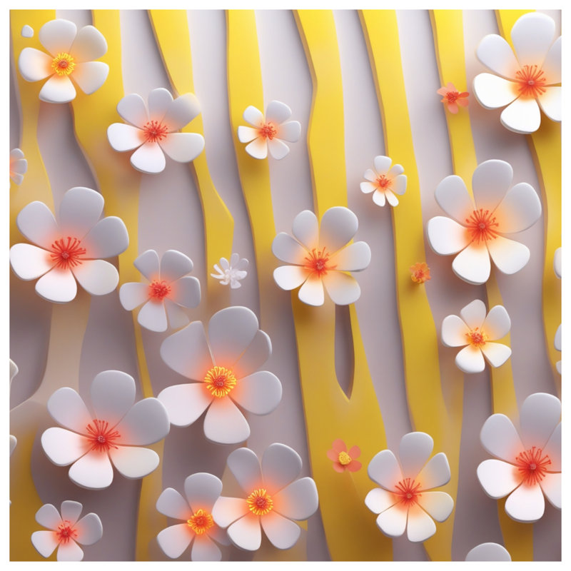 Rideau de douche à fleurs très long, L 70 po x H 93 po