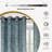 Finklea Floral Pattern Polyester Light Filtering/Room Darkening Rod Pocket Curtain Panels-270059487-270059481