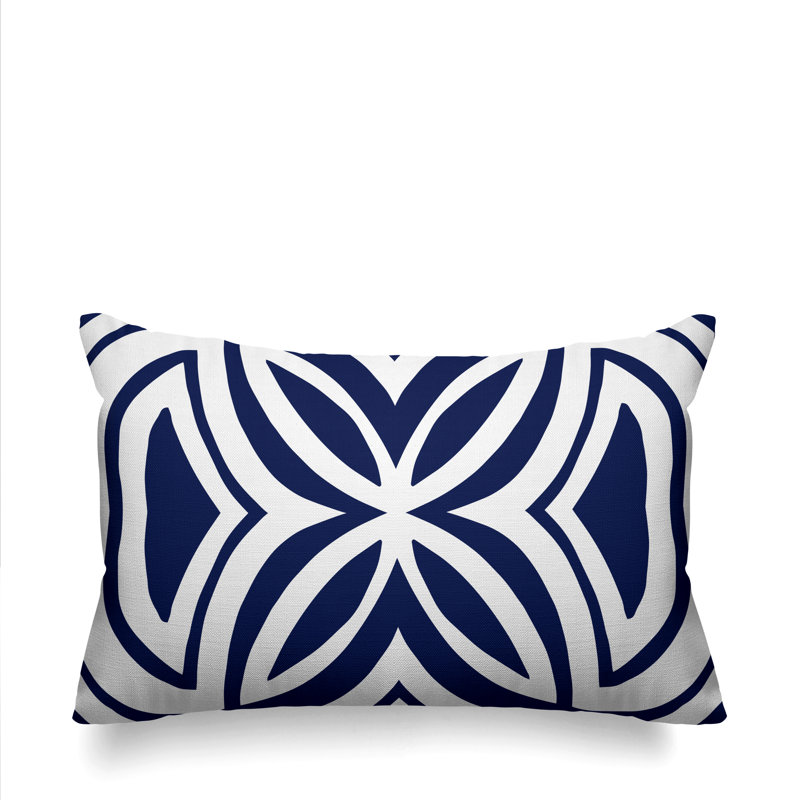 Coussin décoratif intérieur / extérieur Dreyer, Bleu marine