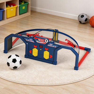 Ensemble de ballons de soccer, jeux de sport au rond-point de soccer avec ballon en polyuréthane, musique et 3 modes de pointage automatique, jouets de soccer intérieur et extérieur, cadeaux pour garçons, filles de 6 à 12 ans