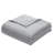 Hedberg Gray Microfiber 3 Piece Quilt Set-2118291796