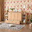 Lit escamotable double pleine grandeur avec tiroirs et tablettes de rangement intégrés - Fabrication en bois de pin massif et cadre de qualité supérieure-1954575963