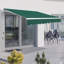 Dakota Fields Polyester Green Cover Retractable Patio Awning-92631989-125421994
