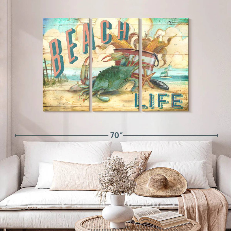 Beach Crab I, 32" H x 50" W