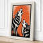 Wolves in Orange Light Graphic Art - Wrapped Canvas-1206252738-1206252736