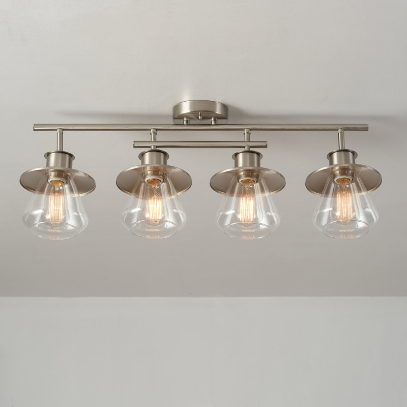Raziya 28'' 4 -Light Fixed Track Track Kit with Dimmable and Adjustable Head