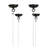 Cilindro 8 - Light Steel Dimmable Drum Chandelier