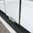 Sliding Shower Glass Door - 56-60 In. W X 72 H, Adjustable Semi , Thick Clear Tempered Glass, 304 Stainless Steel Handles, Matt Black Finish Height 56 60 Width, Adjustable,
