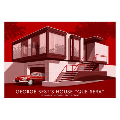 George Bests House by Stephen Millership - Print