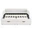Lit de jour en lin beige avec lit gigogne et options de rangement, moderne pour le salon, l'espace, l'espace classique,