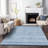 Premium Machine Washable Prisco Sky Rug-698166185