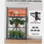 Tablette de rangement pliante avec roulettes