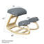 Chaise à appui-genoux ergonomique