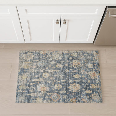 Machine Washable Indoor/Outdoor Wagenen ACN2355 Traditional Rug