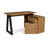 Hermie 55.12'' W L-Shaped Writing Desk with Cabinet-1648690298