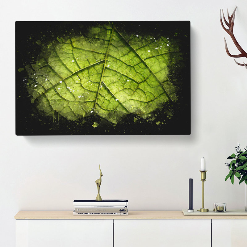 Leaf Roads - Wrapped Canvas, 35cm H x 50cm W x 3cm D