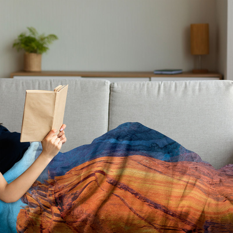 Hand Woven Throw Blanket, 60" x 80"