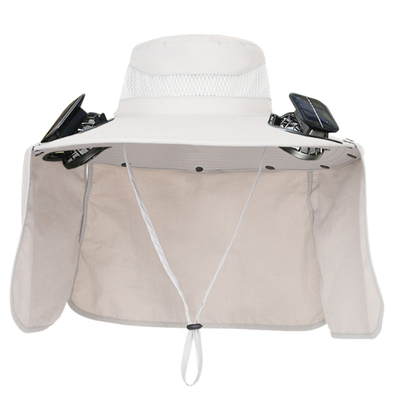 Ventilateur solaire kbndieu, Gray