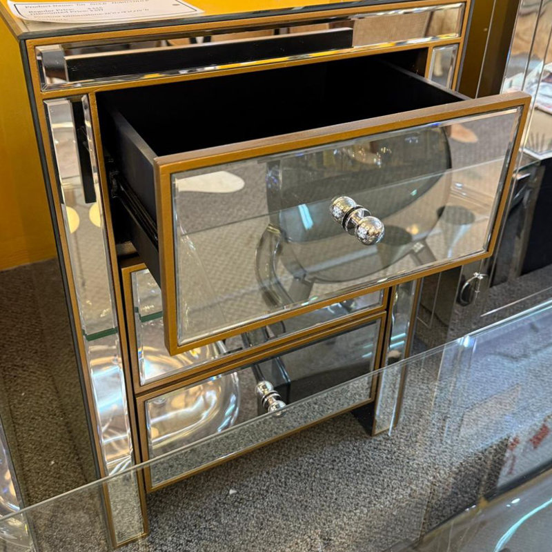 Golden Reflection Nightstand