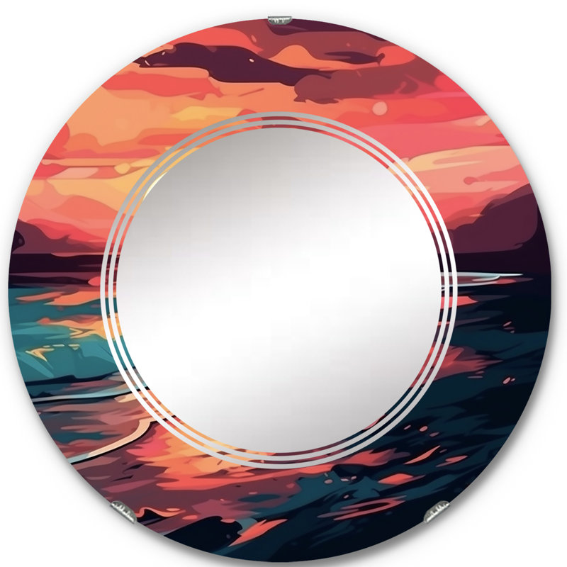 Miroir mural Escambia, 24 po x 24 po