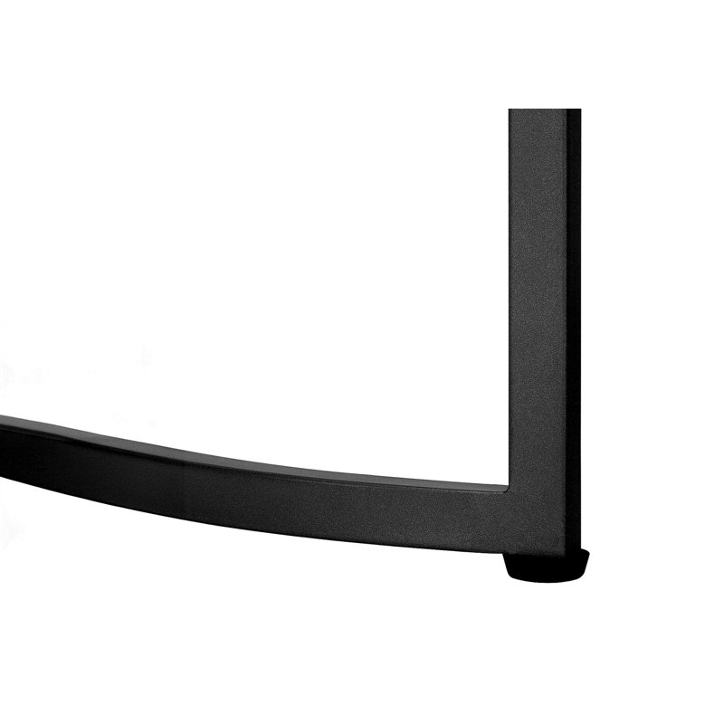 Emeli End Table, Black, Black/White