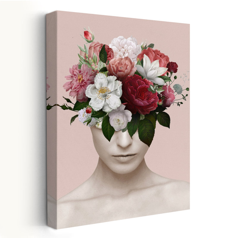 Art floral et botanique, art numérique, H 48 po x l 32 po