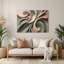 Art mural gris Biomorphic Abstraction 86-1513086122