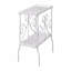 Table d'appoint, table d'appoint, table de bout, table de chevet, lampe, verre trempé transparent, métal, traditionnel-362342020