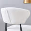 Walpole Ergonomic PU Leather Dining Chairs with Curved Backrest-111087577