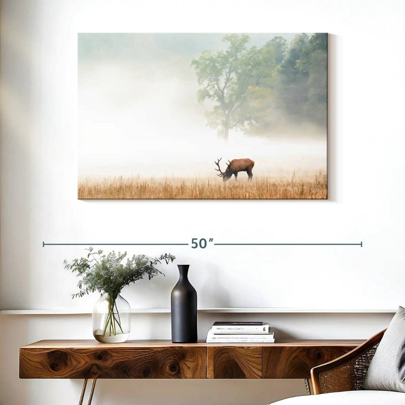 Cataloochee Elk, 26" H x 39" W