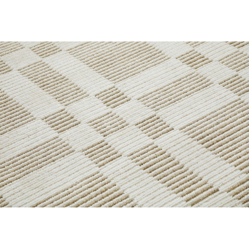 Chelchowska Hand Loomed Wool Indoor Rug, Rectangle 7'9" x 9'9"