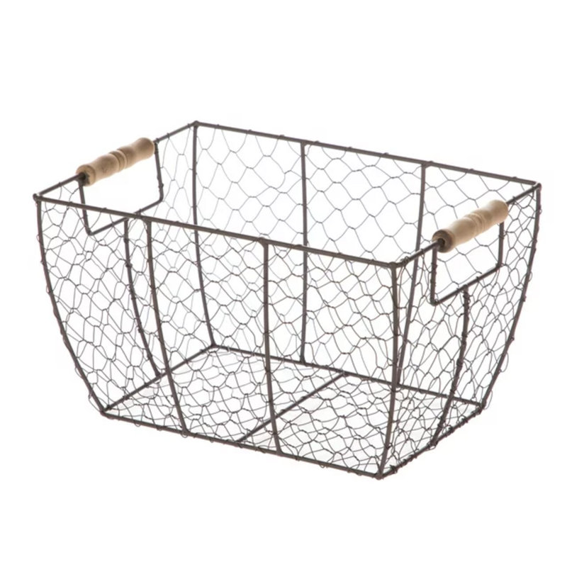 17 Stories Wire Decorative Basket