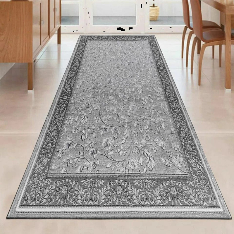 Vintage Floral Rugs Living Room Bedroom Oriental Carpet Hallway Door Mats, Runner 60 x 220 cm