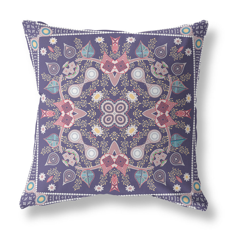 Coussin 18 po x 18 po, Mauve soufflé