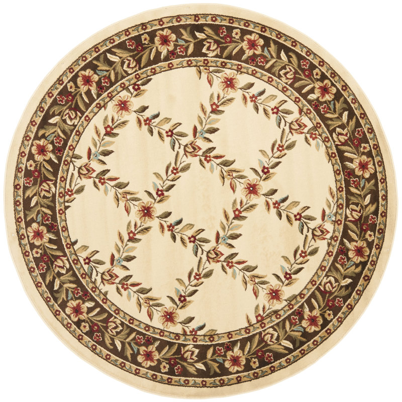 Tapis floral Klose Performance, Rond 5 pi 3 po